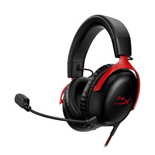 HyperX Cloud III Gaming Headset (Black/Red)