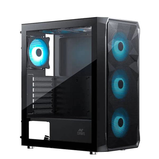 ANT ESPORTS ICE-112 ARGB ATX Mid Tower Cabinet (Black)