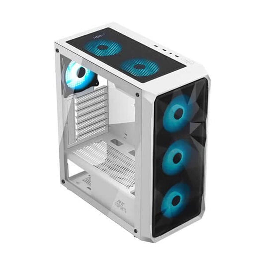 ANT ESPORTS ICE-112 ARGB ATX Mid Tower Cabinet (White)