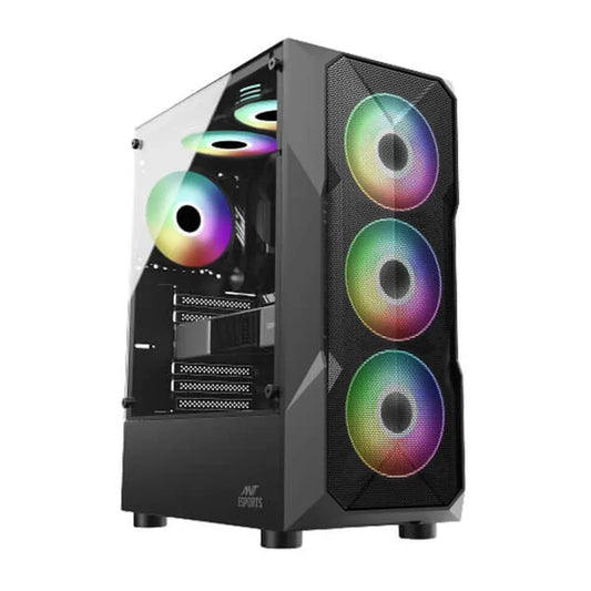 ANT ESPORTS ICE-300 Mesh V2 ATX Mid Tower Cabinet (Black)