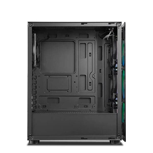 ANT ESPORTS ICE-311GT RGB ATX Mid Tower Cabinet (Black)