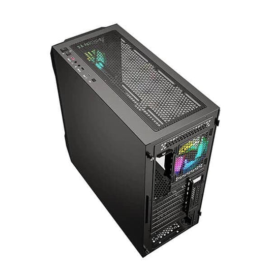 ANT ESPORTS ICE 410TG Mesh ARGB EATX Mid Tower Cabinet (Black)