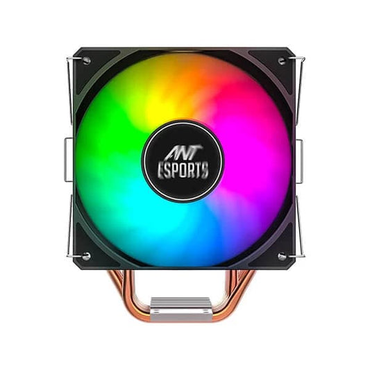 ANT ESPORTS ICE-612 V2 ARGB 120mm Single Tower CPU Air Cooler (Black)