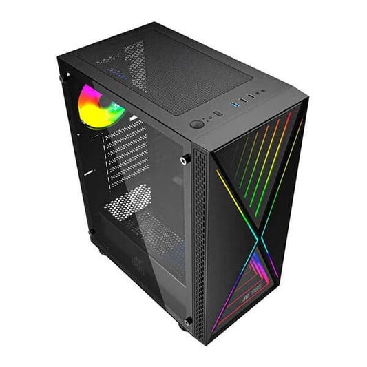 ANT ESPORTS Infinity X ATX Mid Tower Cabinet (Black)