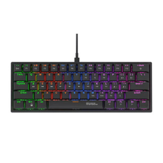 COCONUT K21 Virgo Mini 60% Wired Mechanical Gaming Keyboard ( Black ) ( Outemu Red Switch )