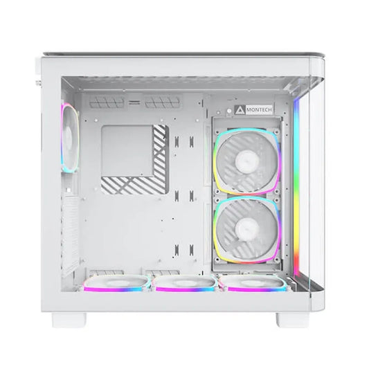 MONTECH King 95 Pro ARGB ATX Mid Tower Cabinet (White)