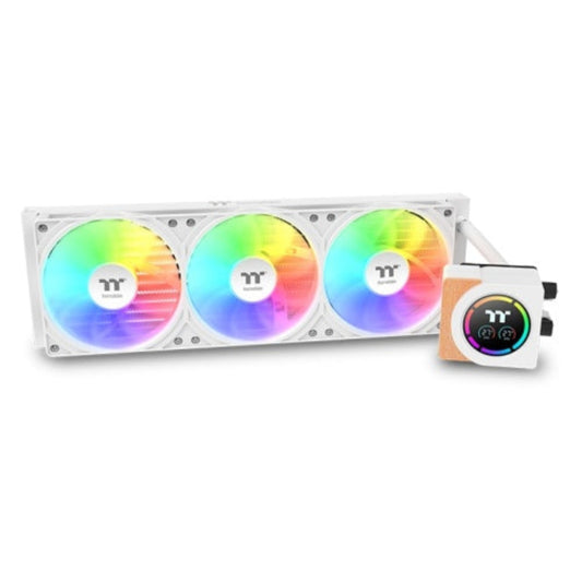 THERMALTAKE LB360-S ARGB 360mm CPU Liquid Cooler ( White ) ( With LCD Display )