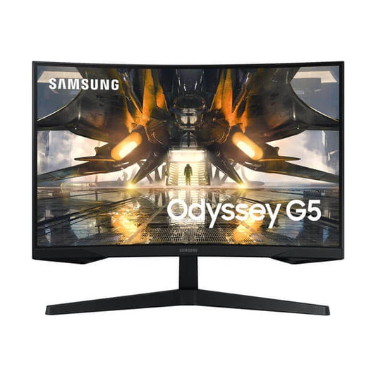 SAMSUNG Odyssey G5 LS27AG550EWXXL 27 Inch 2k QHD 165Hz 1MS AMD Freesync Gaming Monitor