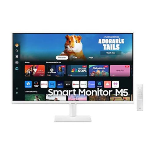SAMSUNG LS32DM501EWXXL 32 Inch FHD 60Hz VA Panel 72% SRGB 4MS AMD Freesync Gaming Monitor (White)
