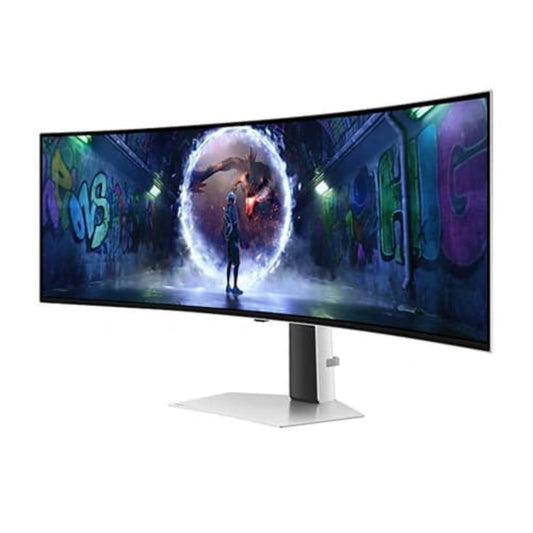 SAMSUNG Odyssey G9 LS49DG930SWXXL 49 Inch 2K DQHD 240Hz Oled Panel 99% SRGB 0.03MS AMD Freesync Gaming Monitor 