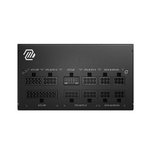 MSI MAG A850GL PCIE5 850W 80 + Gold Fully Modular ATX 2.0 Power Supply