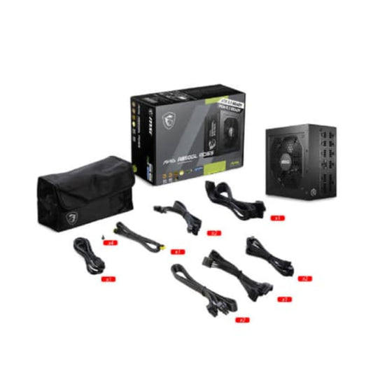 MSI MAG A850GL 850W 80+ Gold ATX 3.1 Fully Modular Power Supply