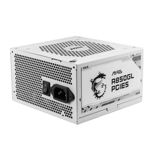 MSI MAG A850GL 850W 80+ Gold ATX 3.1 Fully Modular Power Supply ( White )