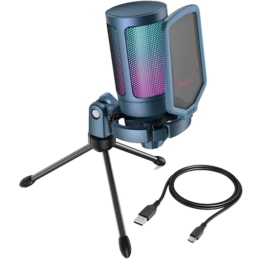 FIFINE Ampligame A6V USB Gaming Microphone ( Blue )