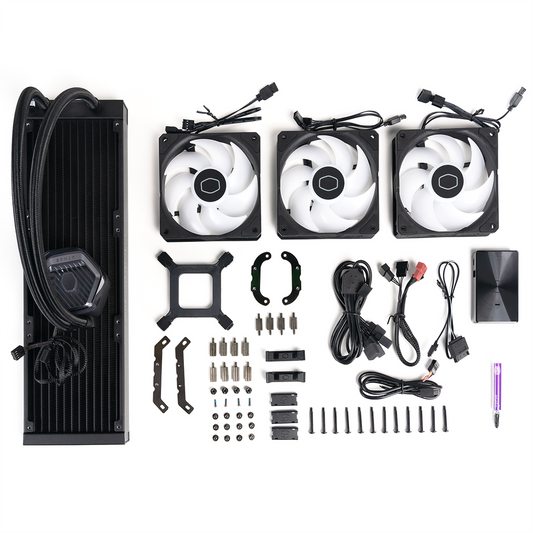 Cooler Master Liquid 360 Atmos ARGB 360mm CPU Liquid Cooler (Black)