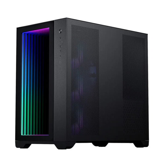 PHANTEKS MagniumGear Neo Qube 2 infinity Mirror DRGB EATX Mid Tower Cabinet (Black)