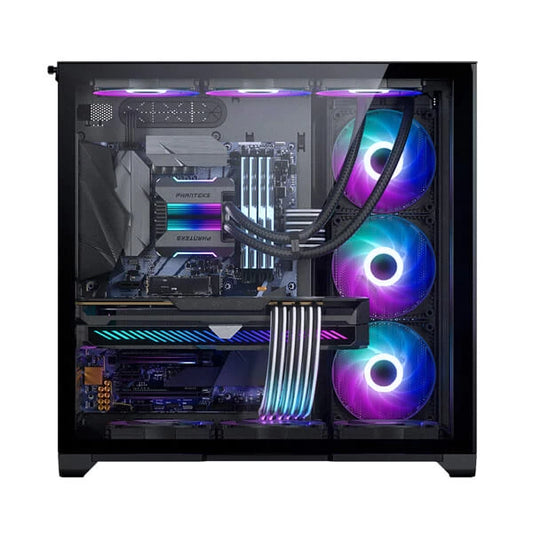 PHANTEKS MagniumGear Neo Qube 2 infinity Mirror DRGB EATX Mid Tower Cabinet (Black)