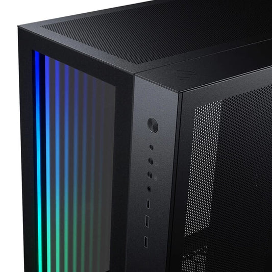 PHANTEKS MagniumGear Neo Qube 2 infinity Mirror DRGB EATX Mid Tower Cabinet (Black)