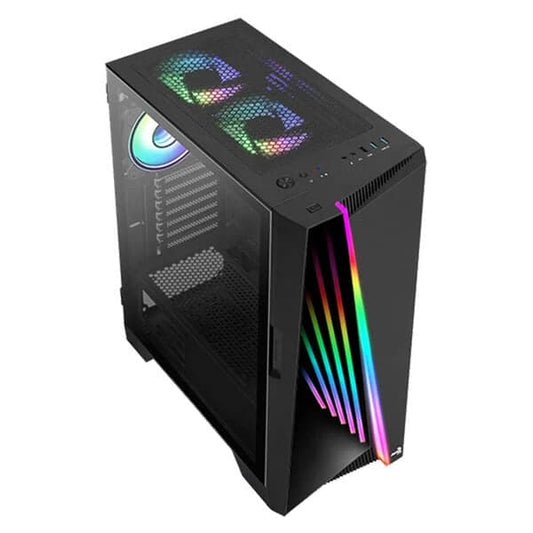 AEROCOOL Mirage ARGB ATX Mid Tower Cabinet (Black)