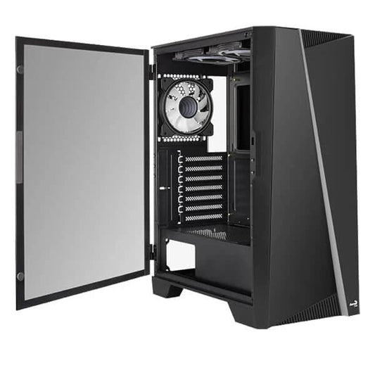 AEROCOOL Mirage ARGB ATX Mid Tower Cabinet (Black)