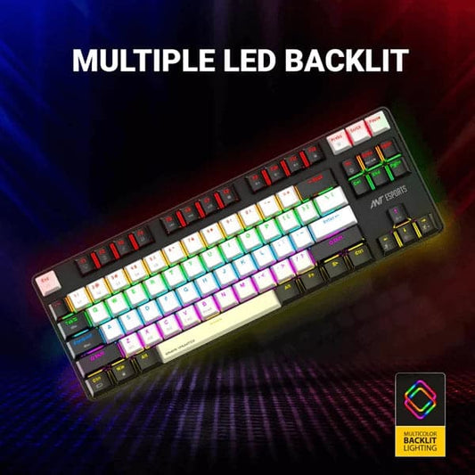 ANT ESPORTS MK 4500 Pro TKL Mechanical Wireless Gaming Keyboard (Black)