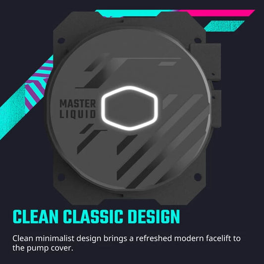 Cooler MasterLiquid 240L Core Non-RGB 240mm CPU Liquid Cooler (Black)