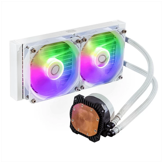 Cooler Master MasterLiquid ML240L Core ARGB 240mm CPU Liquid Cooler (White)