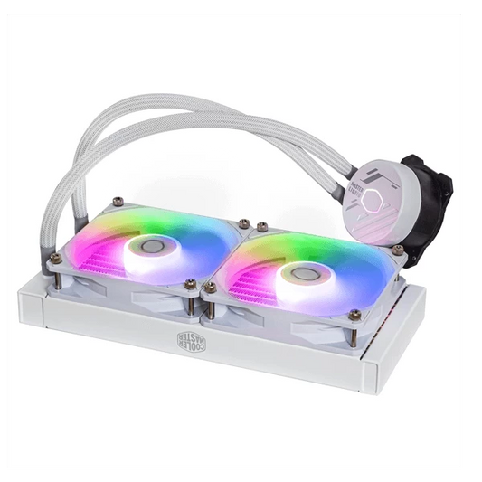 Cooler Master MasterLiquid ML240L Core ARGB 240mm CPU Liquid Cooler (White)