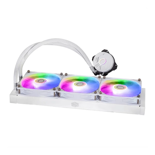 Cooler Master MasterLiquid 360L Core ARGB CPU Liquid Cooler (White)