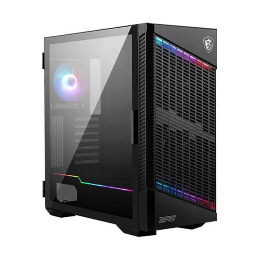 MSI MPG Velox 100P Airflow ARGB ATX Mid Tower Cabinet (Black)