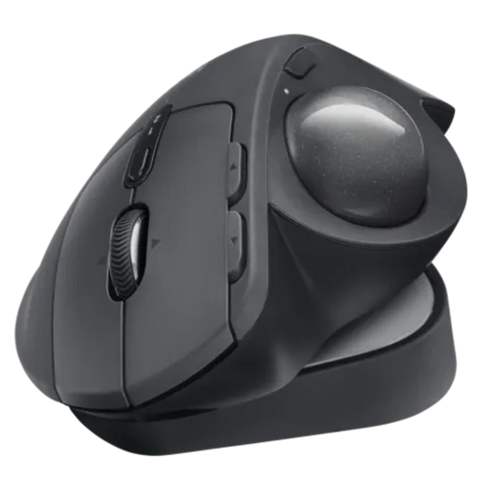 LOGITECH MX Ergo WIreless Ergonomic Gaming Mouse ( 910-005177 / 2048 DPI / 8 Macro Button ) ( Black )