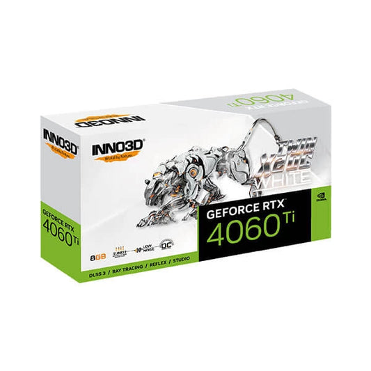 INNO3D GeForce RTX 4060 Ti Twin X2 OC White 8GB Nvidia Graphic Card