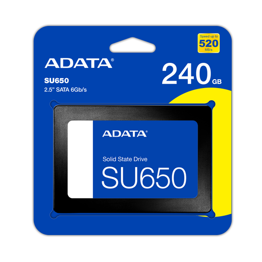 ADATA Ultimate SU650 240GB 3D NAND 2.5 SATA SATA3 Solid State Drive (SSD)