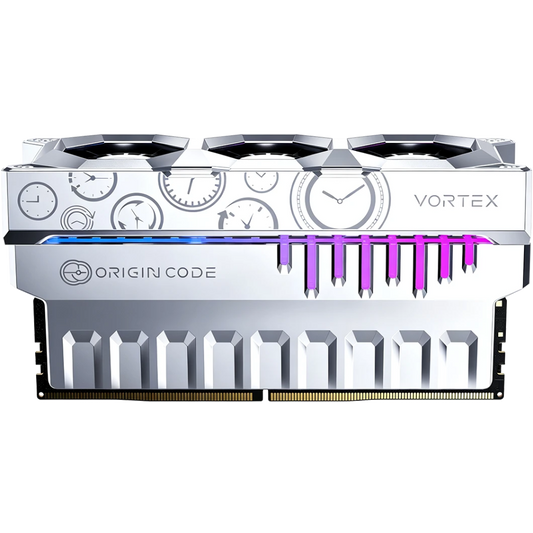 ORIGIN CODE Vortex RGB 192GB ( 48GB x 4 ) 6000MHz DDR5 RAM ( Silver ) ( CL26 )