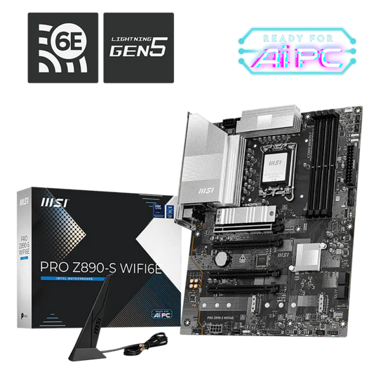 MSI Pro Z890-S Wifi6e DDR5 Intel Motherboard