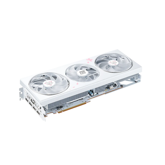POWERCOLOR Radeon RX 7800 XT HellHound Sakura OC White 16GB AMD Graphic Card