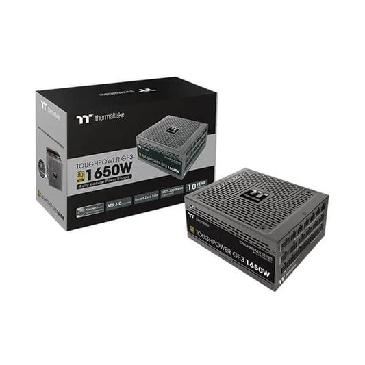 Thermaltake Toughpower GF3 1650W TT Premium Edition ATX 3.0 SMPS 1650 Watt 80 Plus Gold SMPS PSU (1650W)