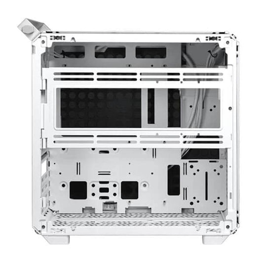 Cooler Master Qube 500 Flatpack Mesh ATX Mid Tower Cabinet (White)