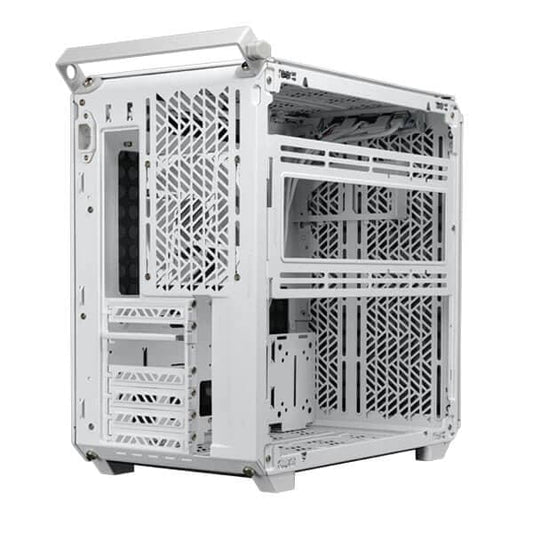 Cooler Master Qube 500 Flatpack Mesh ATX Mid Tower Cabinet (White)