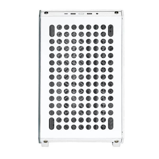 Cooler Master Qube 500 Flatpack Mesh ATX Mid Tower Cabinet (White)