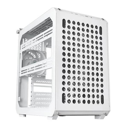 Cooler Master Qube 500 Flatpack Mesh ATX Mid Tower Cabinet (White)