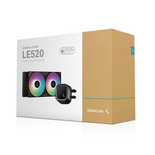 DEEPCOOL Gammaxx LE520 ARGB 240mm CPU Liquid Cooler (Black)