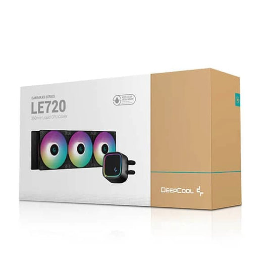 DEEPCOOL Gammaxx LE720 ARGB 360mm CPU Liquid Cooler (Black).