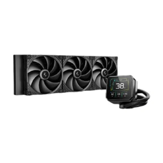 DEEPCOOL Spartacus 420 420mm CPU Liquid Cooler ( Black ) ( With LCD Display )