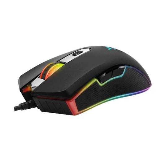 RAPOO V280 Wired Ergonomic Gaming Mouse ( V280 ) ( 7000DPI / 5 Macro Button ) ( Black )