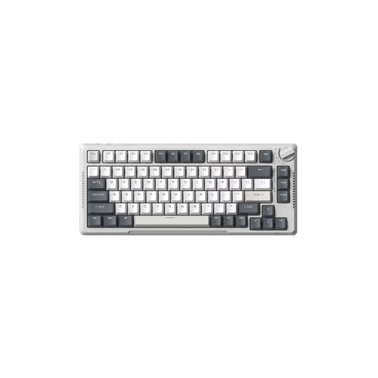 ROYAL KLUDGE RK H81 75% Wireless Mechanical Gaming Keyboard ( White Night ) ( Blue Switch )