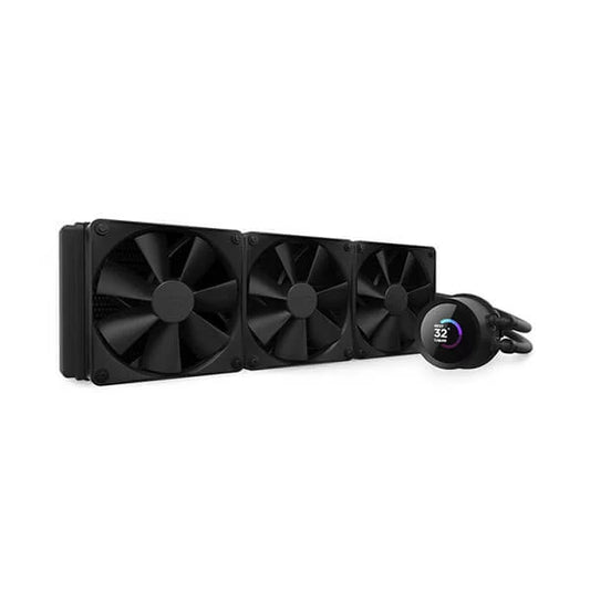 NZXT kraken 360mm CPU Liquid Cooler (With LCD Display) (Black)
