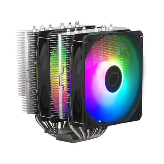 Cooler Master Hyper 620S ARGB Dual Tower CPU Air Cooler (Black)
