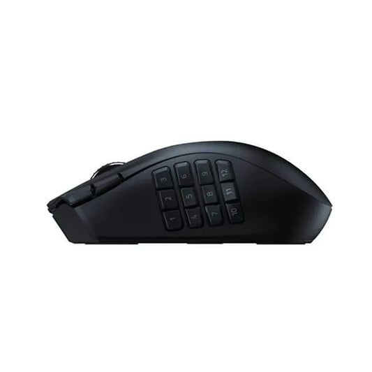 RAZER NAGA V2 Hyperspeed Wireless Ergonomic Gaming Mouse (RAZER NAGA V2) (30000DPI/19 Macro Button) (Black)