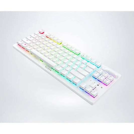 Razer DeathStalker V2 Pro Tenkeyless Wireless Gaming Keyboard (Linear Optical Red Switches) (White)